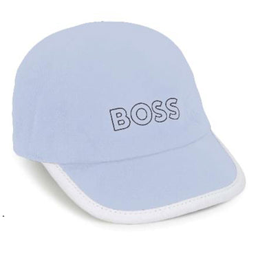 Gorra reversible azul BOSS para bebés